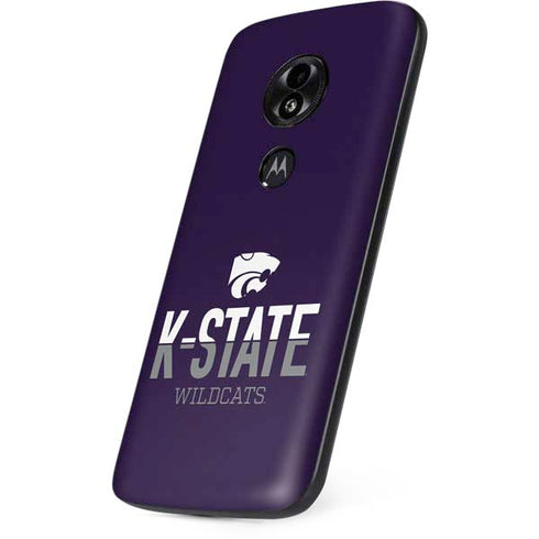 Kansas State University K-State Wildcats Gradient Moto E5 Play Skin